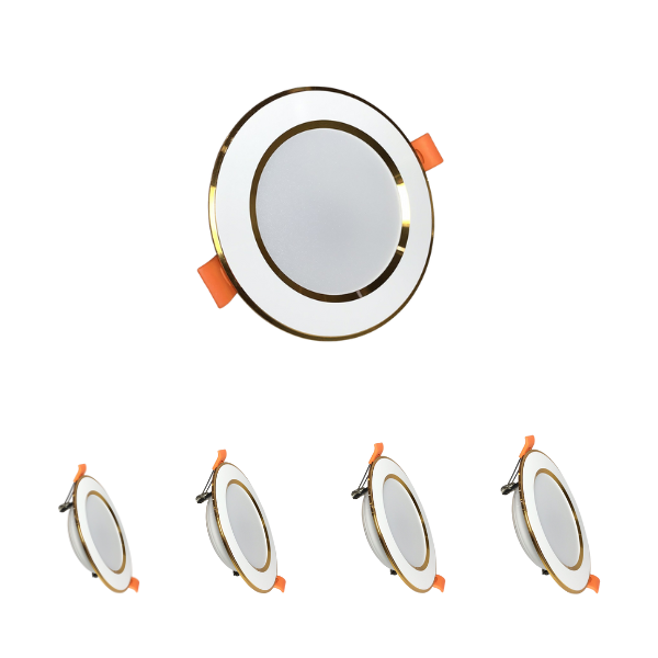 Đèn LED âm trần Dowlight viền Vàng mẫu  [AT-SA-AT44] 5W-24W | Saco